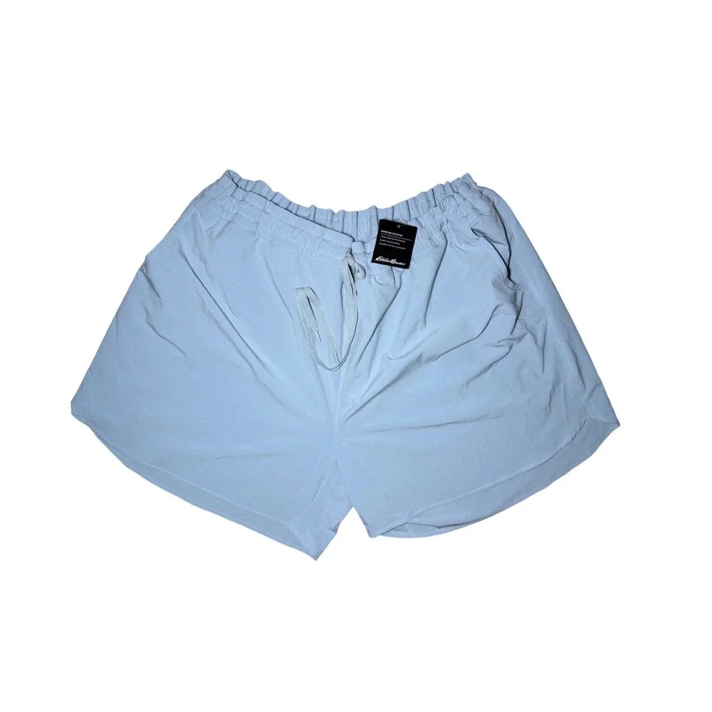 Eddie Bauer Departure Shorts Women Size 3X Blue Smoke Stretch NWT - Picture 1 of 8